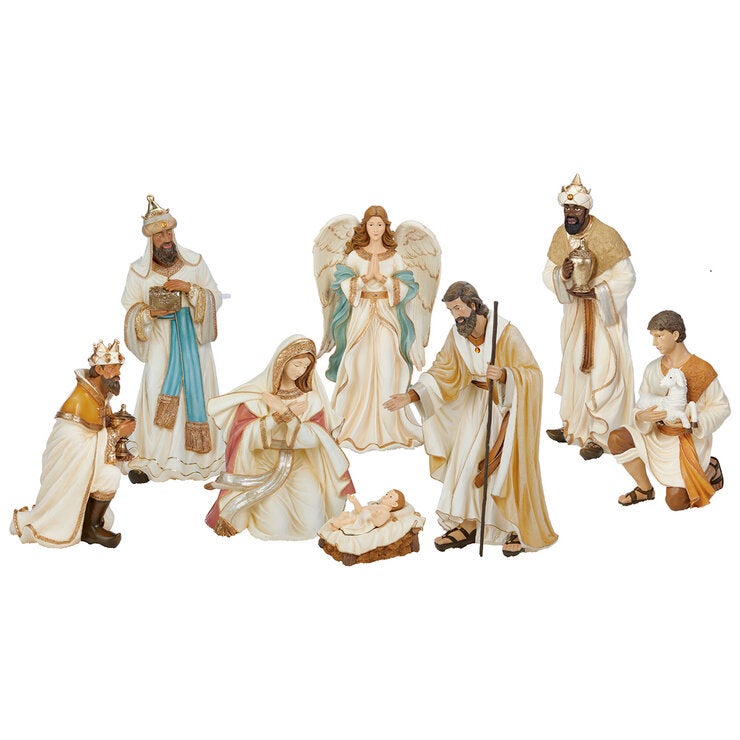 9 Piece Outdoor Nativity Set 101cm 9 Piece Outdoor Nativity Set 101cm