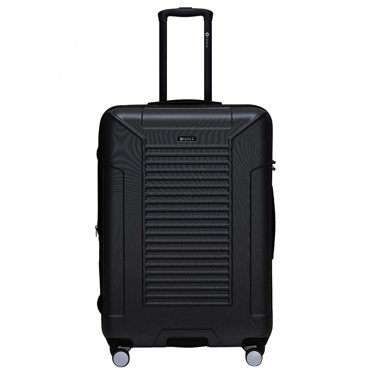 Tosca Matrix Range 3 Piece Luggage Set Black