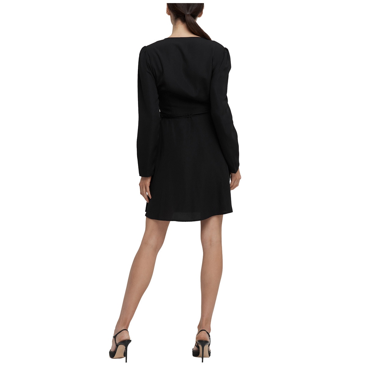 Cooper St Mid Print Dress - Black