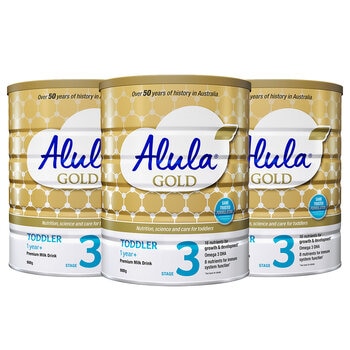 Alula Gold Stage 3 Infant Formula 3 x 900g