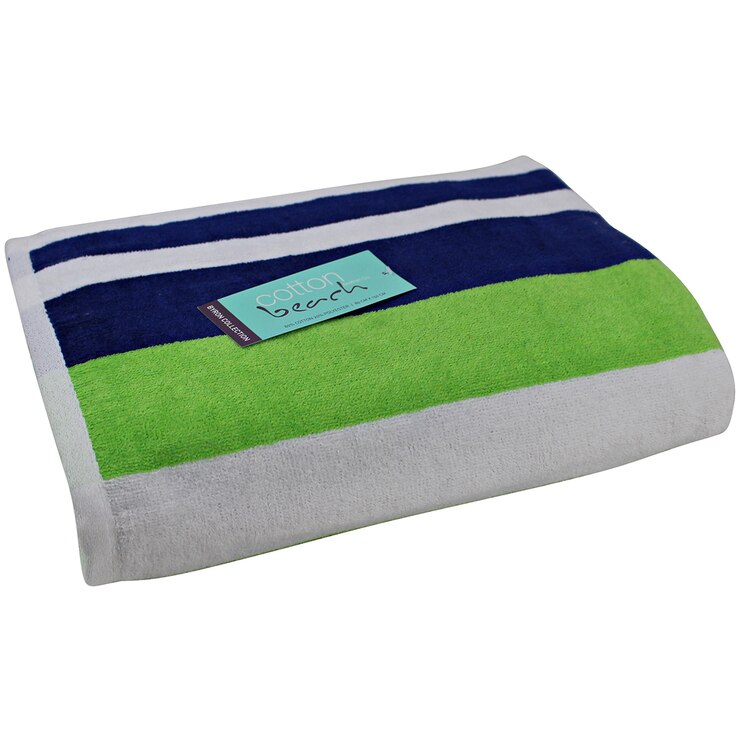 Cotton Beach Byron Collection Beach Towel Green Costco Australia