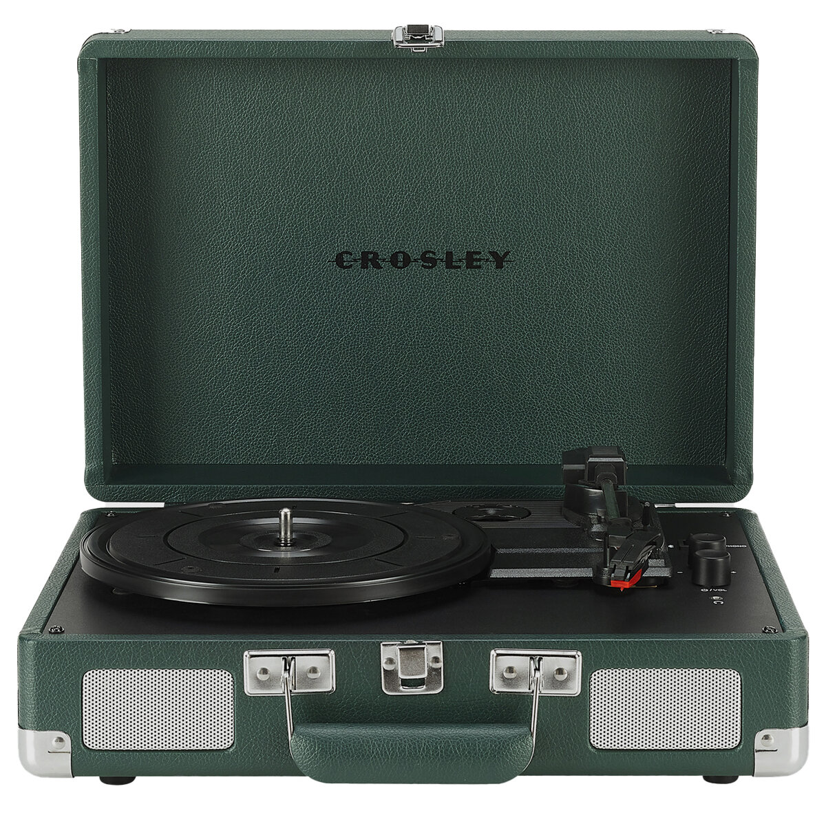 Crosley Cruiser Bluetooth Portable Turntable Dark Emerald CRIW8005F-EM4 Crosley Cruiser Bluetooth Portable Turntable Dark Emerald CRIW8005F-EM4