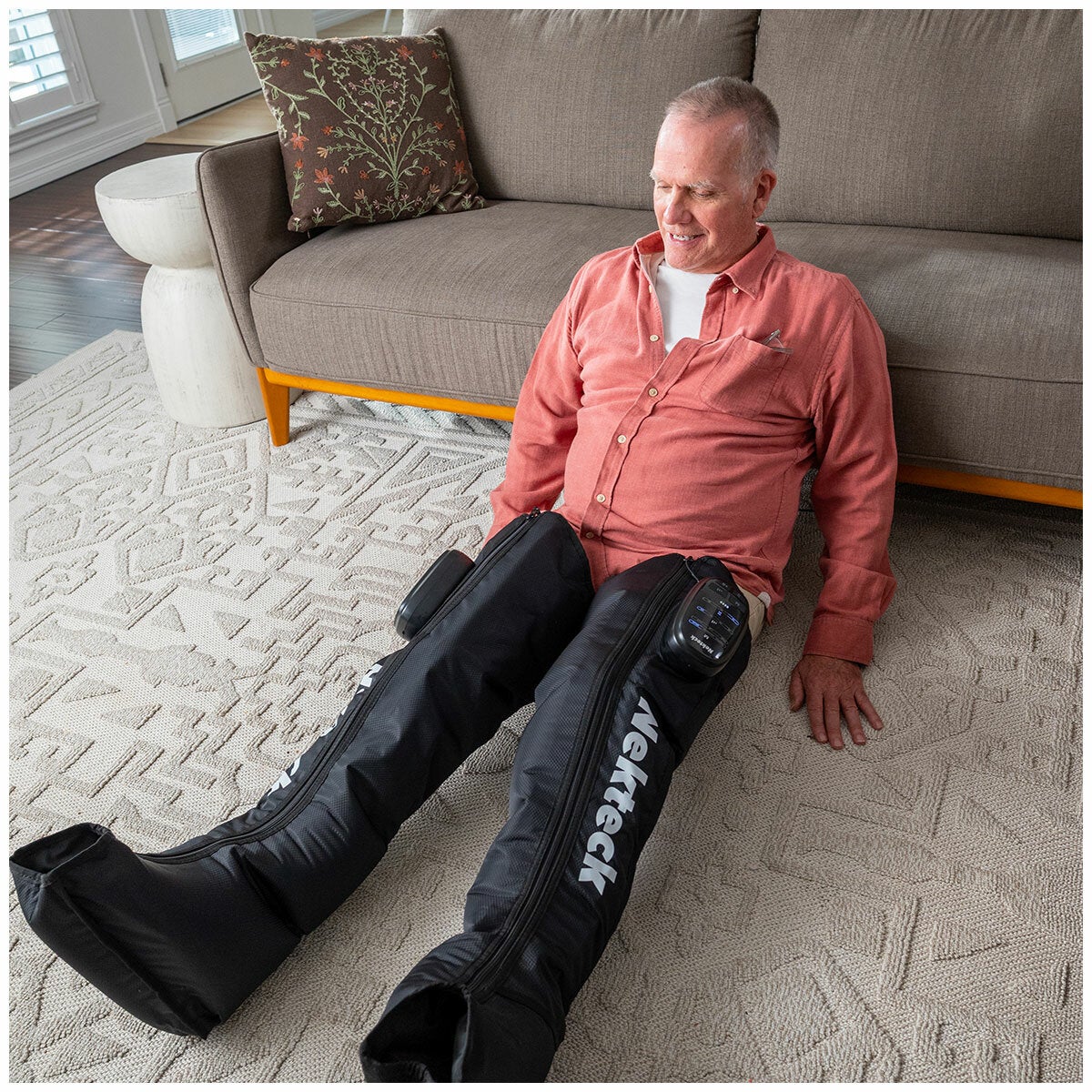 Nekteck Air Compression Full Zipper Leg Massager 2 Pack NTLM15AUBKM