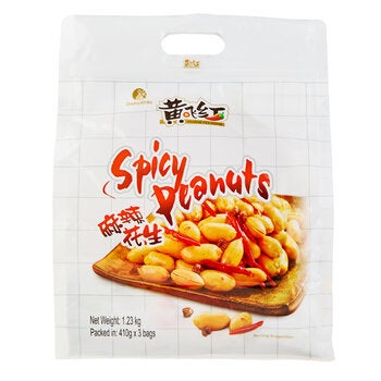 Huang Fei Hong Spicy Peanuts 3 x 410g