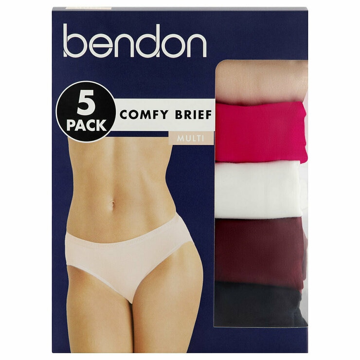 Bendon Women's Comfy Brief 5pk Large