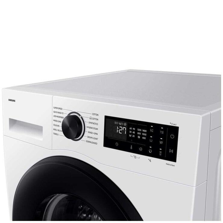 Samsung 9kg Front Load Smart Washer White WW90DG5U34AE