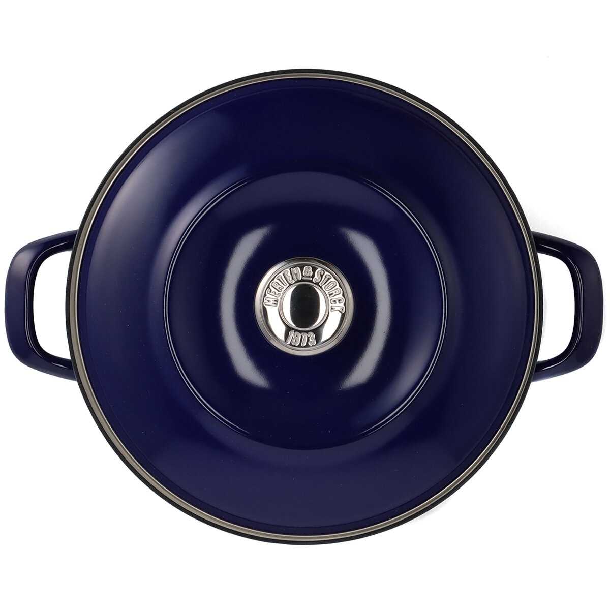 Merton & Storck Enameled Iron Dutch Oven 5L Conalt Blue