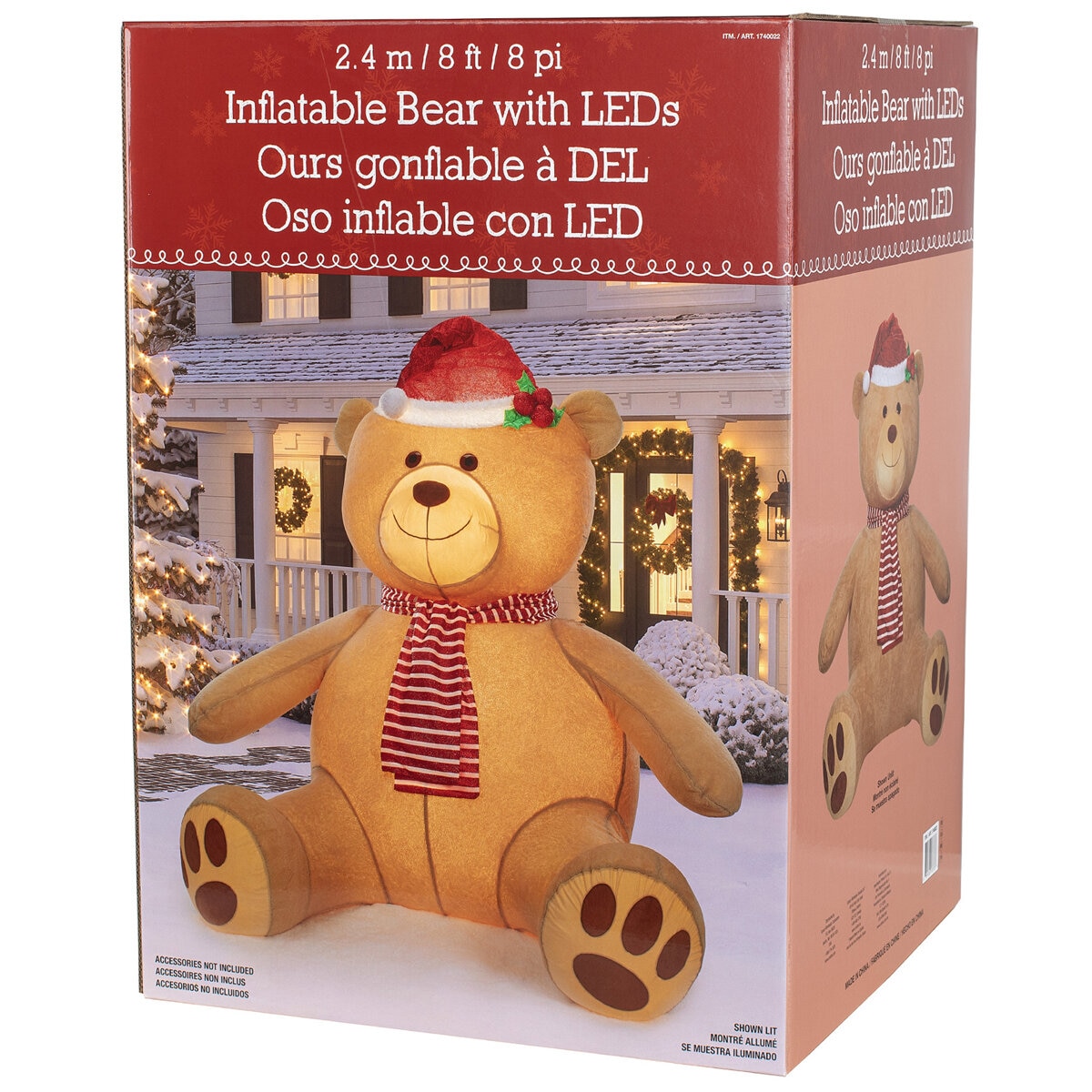 Inflatable christmas bears sales