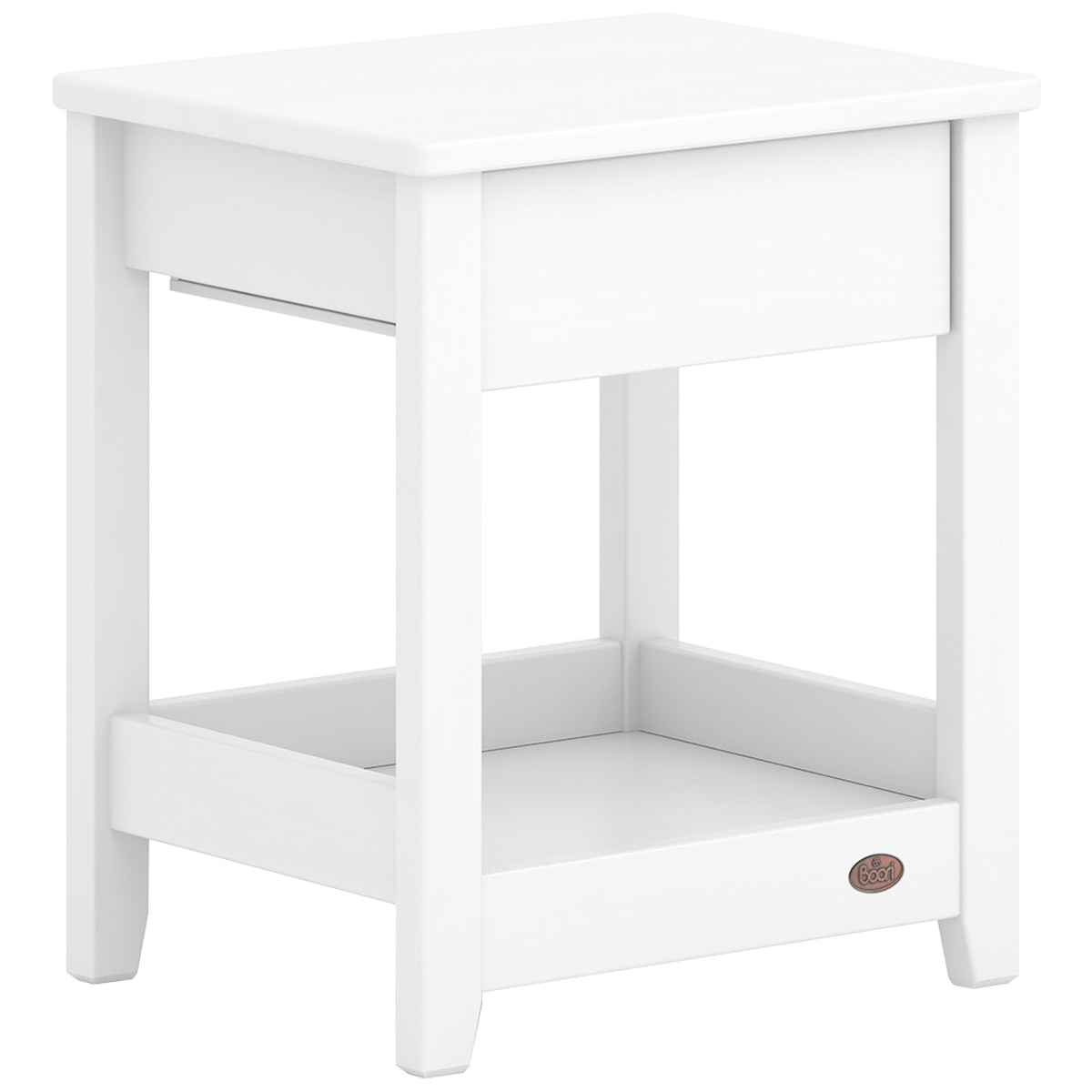 Boori Linear Bedside Table - Barley/White