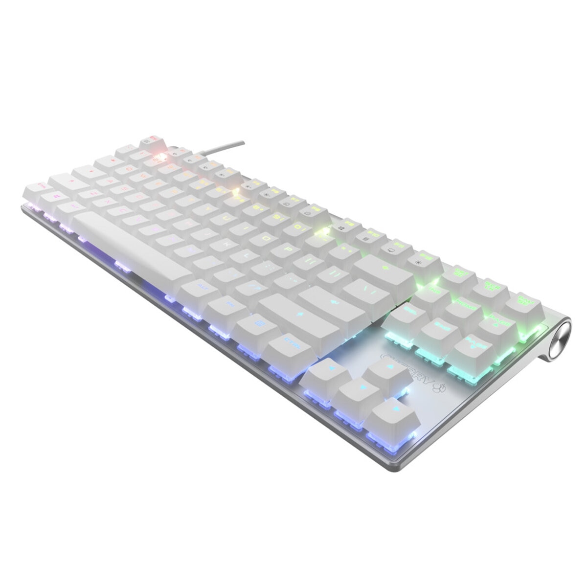 Cherry MX 8.0 RGB Gaming Keyboard White with Blue Switch G80-3888HSAEU-0