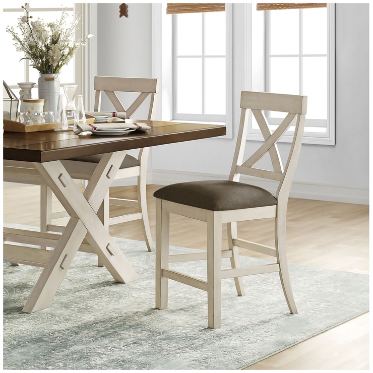 Bayside Furnishings Square Counter Height Dining Set 9pc | Costco Australia