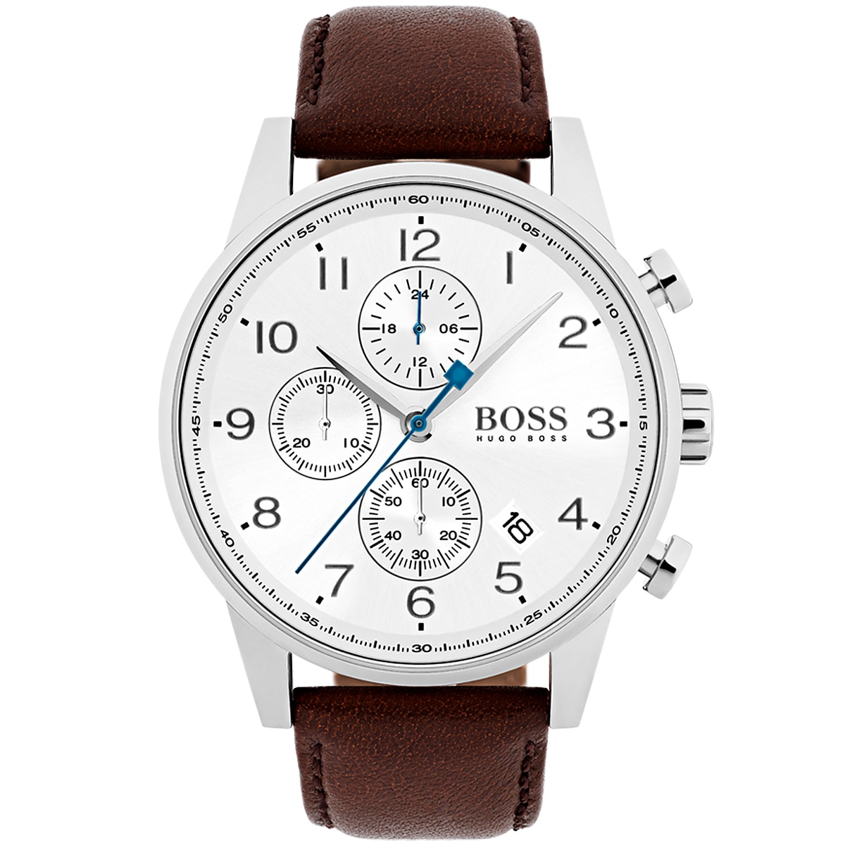 hugo boss watch leather strap