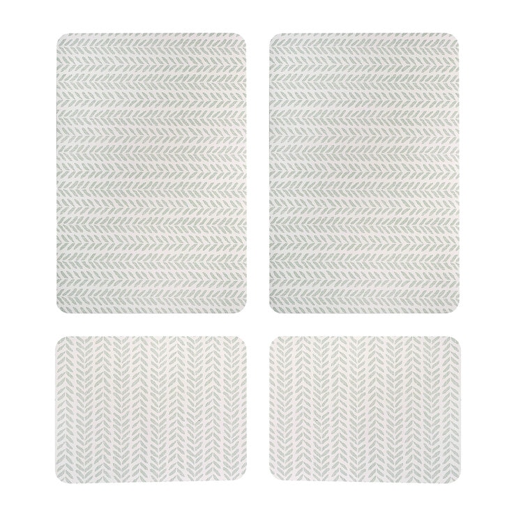 Creative Home Ideas Multi-Purpose Kitchen Mat 4 Pack