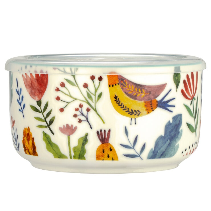 Signature Microwaveable Bowls With Lids 6 Piece Set