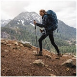 Cascade Mountain Tech Carbon Fibre Trekking Poles Set TP-CF-QL-CORK-24-C