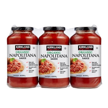 Kirkland Signature Organic Napolitana Sauce 3 x 907g