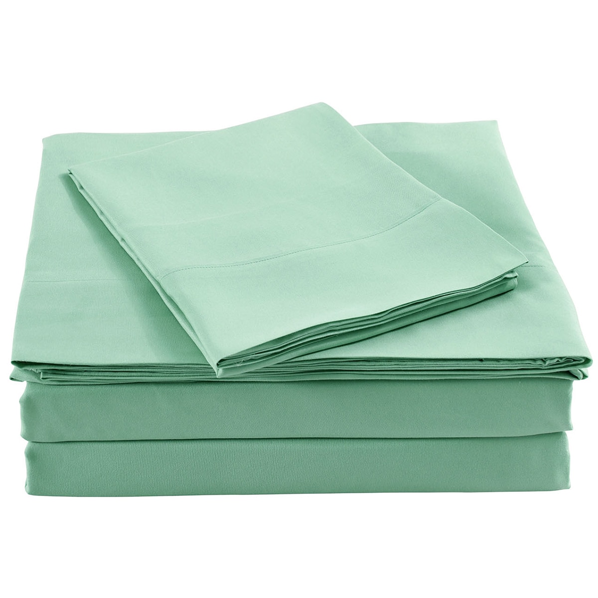 Bdirect Royal Comfort Blended Bamboo Sheet Set Queen - Green Mint