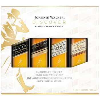 Johnnie Walker Discovery Pack 4 X 50 ml