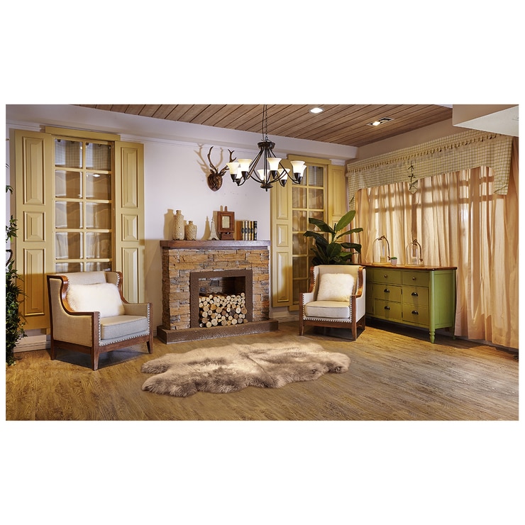 Windward Sheepskin Quad Rug Taupe | Costco Australia