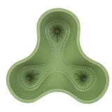 keter Ivy Planters White Green Set 3 Piece