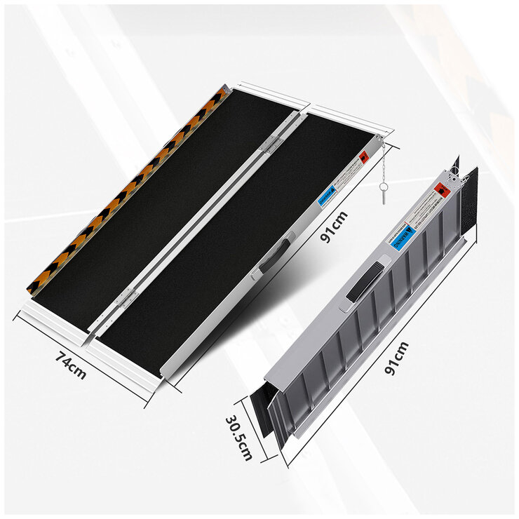 Altus Aluminium Portable Wheelchair Ramp 91cm Altus Aluminium Portable Wheelchair Ramp 91cm