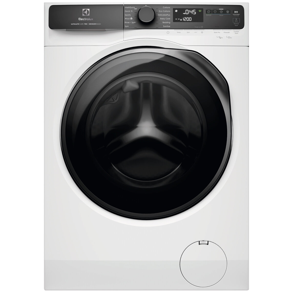 Electrolux 10kg 700 Series Front Load Washer White
