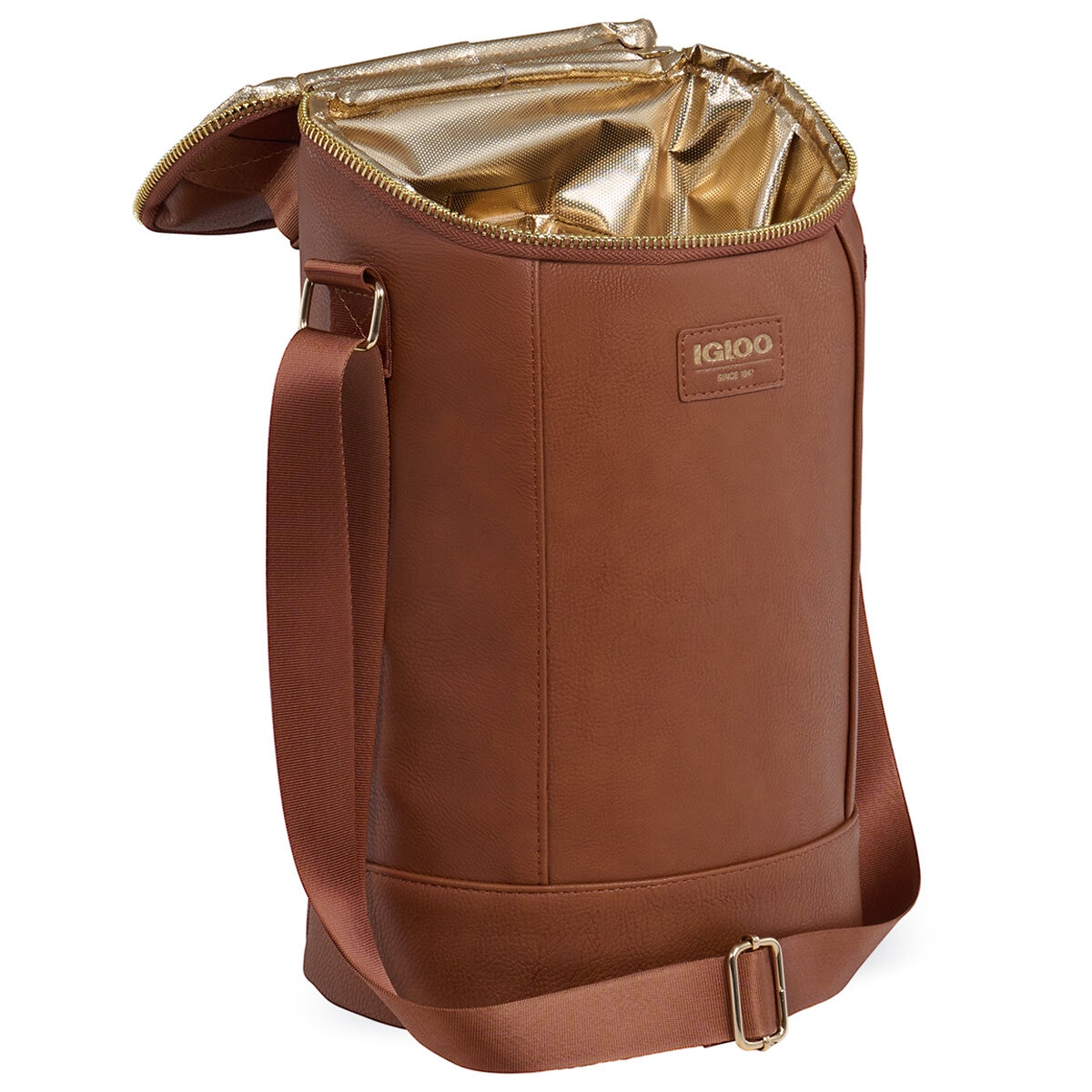 Igloo Luxe Wine Tote Cooler Cognac