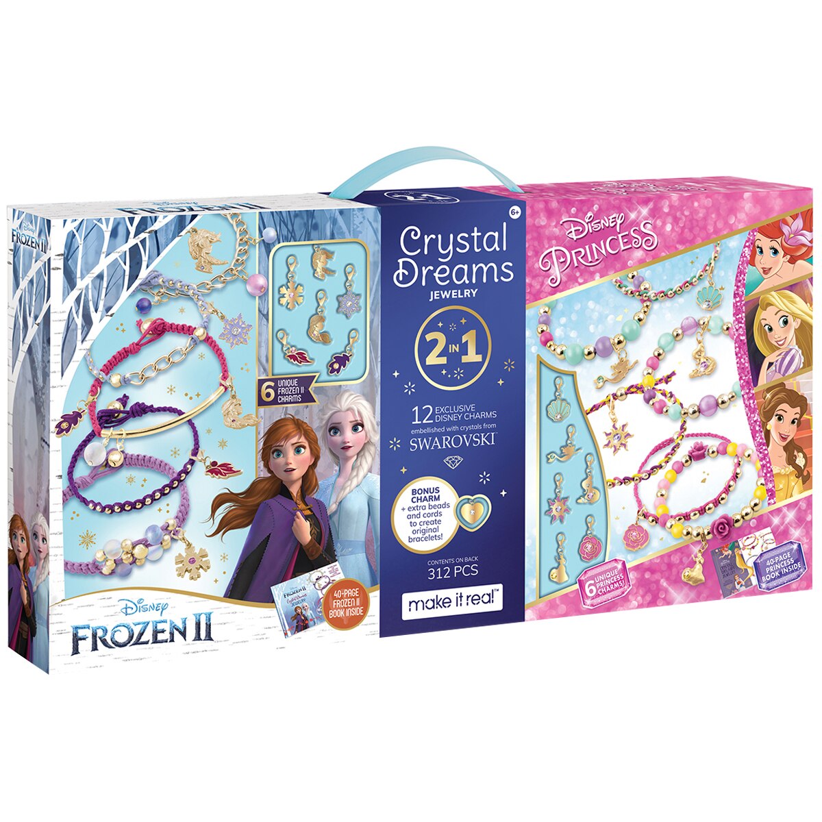 Disney 2 in 1 Jewellery Kit with Swarovski Charms Costc...