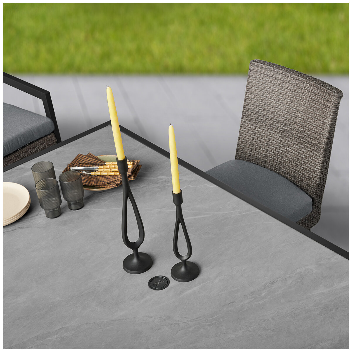 Agio Luna 7 Piece Woven Dining Set