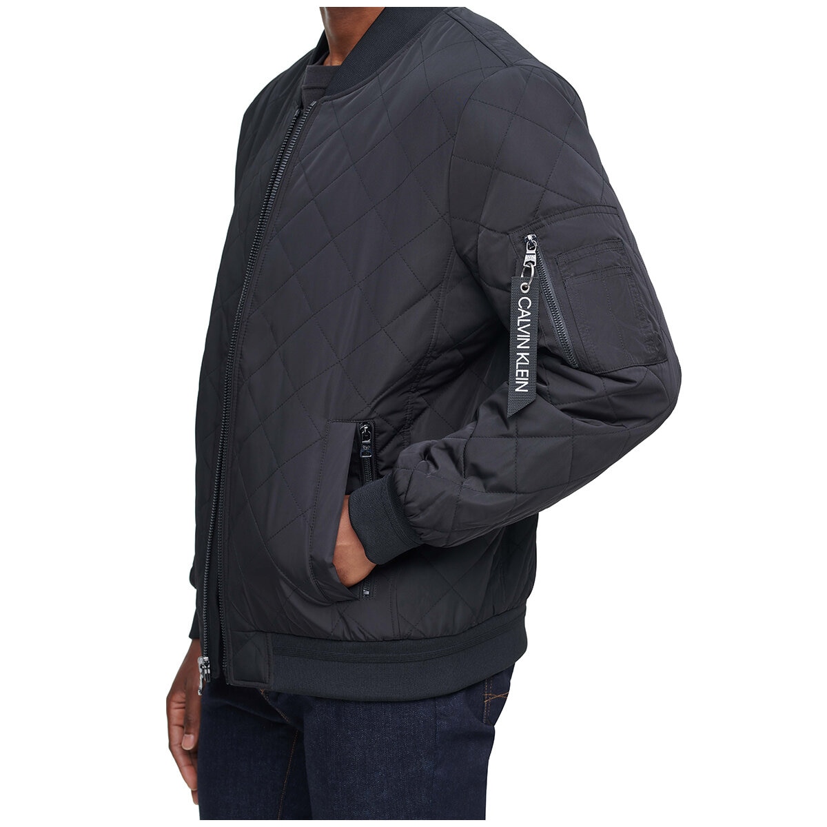 Calvin Klein Men's Bomber Jacket Black | Costco Australia