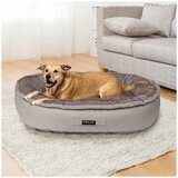 Kirkland Signature Oval Cuddler Pet Bed Neutral
