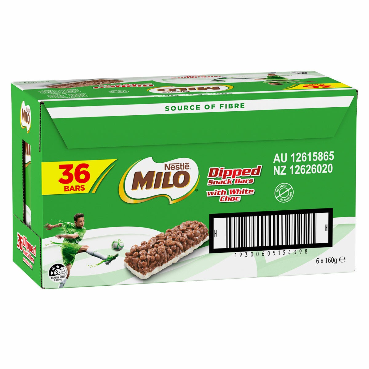 Nestle Milo Snack Bars 36 x 27g Nestle Milo Snack Bars 36 x 27g