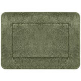 French Connection Memory Foam Bath Mat 2 Pack Set Loden Green