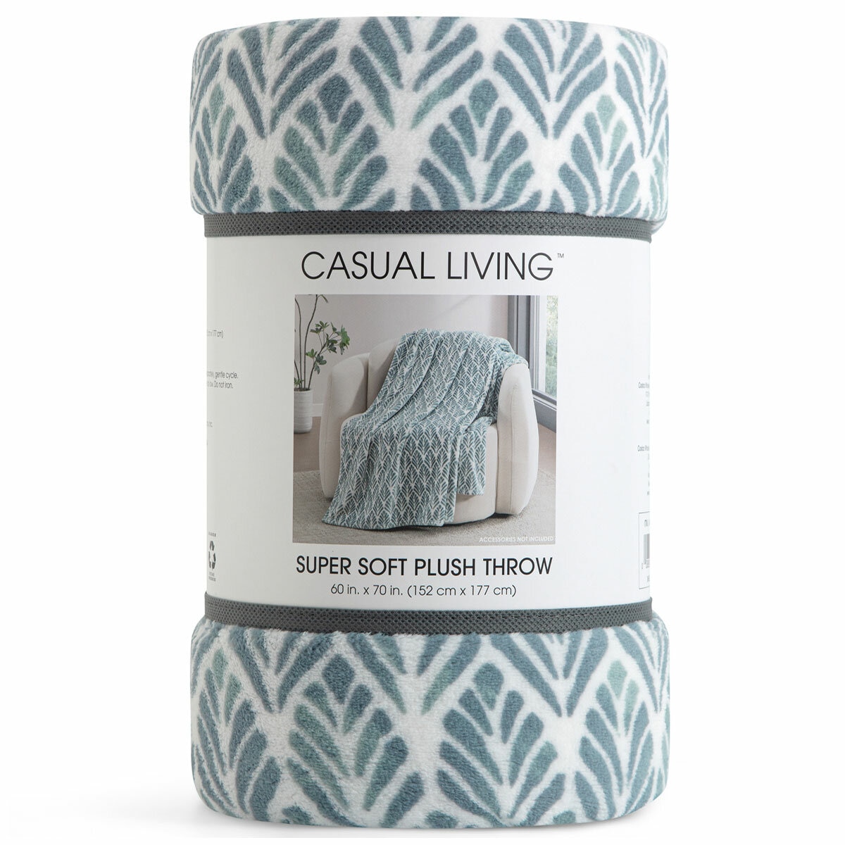 Casual Living Super Soft Plush Throw 152 x 177 cm