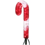 Candy Cane Lawn Stakes Set of 6