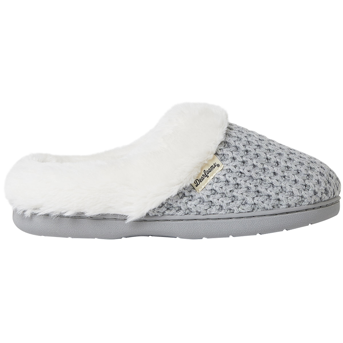 Dearfoam Women's Slippers Claire Light Grey Costco Australia