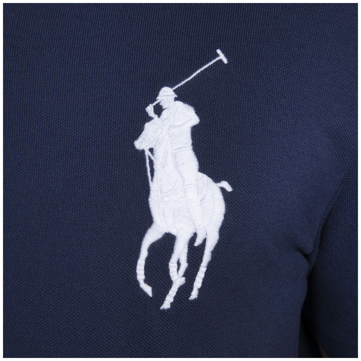 Polo Ralph Lauren Men's Big Pony Polo Grey Navy