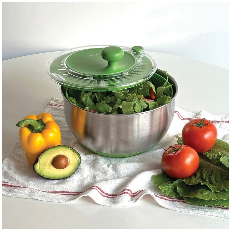 Rollkitchen Stainless Steel Salad Spinner 4.5L