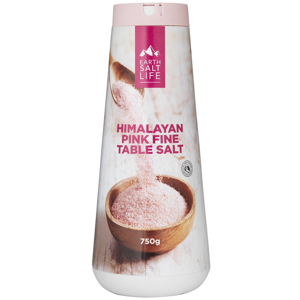 Earth Salt Life Himalayan Pink Fine Table Salt 2 x 750g