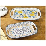 Fitz & Foyd Madeline Serving Platters 2 Piece Set