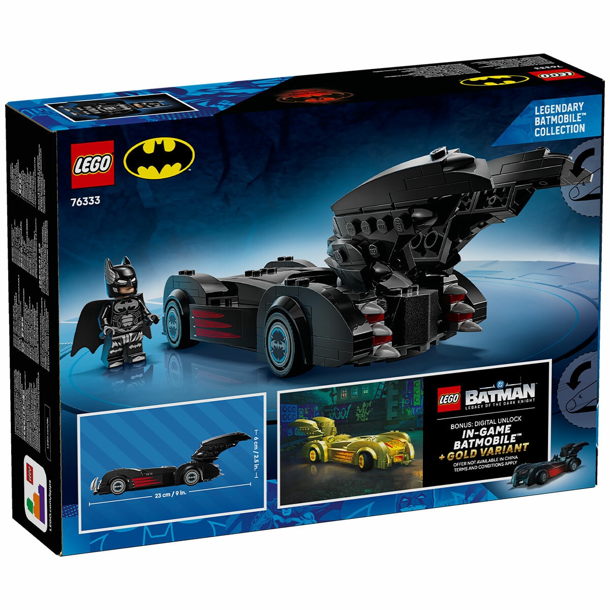 LEGO Super Heroes DC Batman & Robin Batmobile 76333