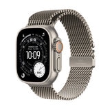 Apple Watch Ultra 3 GPS + Cellular 49-mm Natural Titanium Case with Tan Alpine Loop — Large