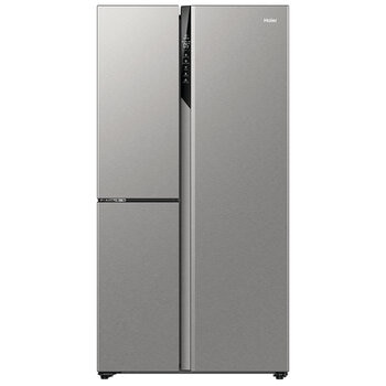 Haier 574L 500 Series S+ Three Door Side By Side Refrigerator Freezer Satina HRF575XS