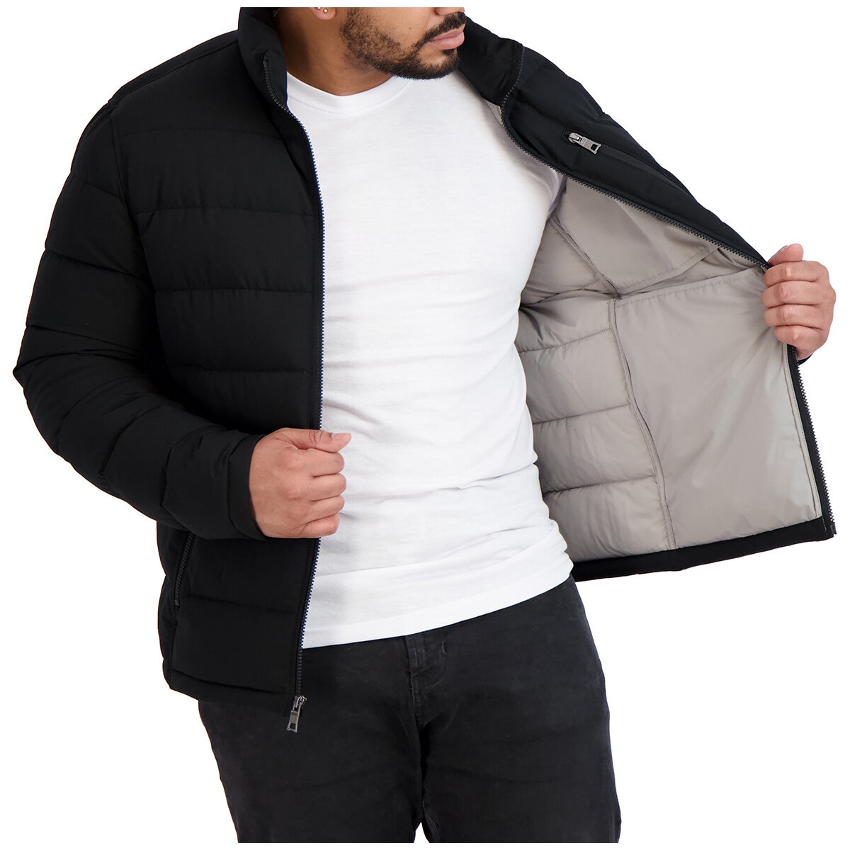 Nautica Mechanical Stretch Puffer Jacket