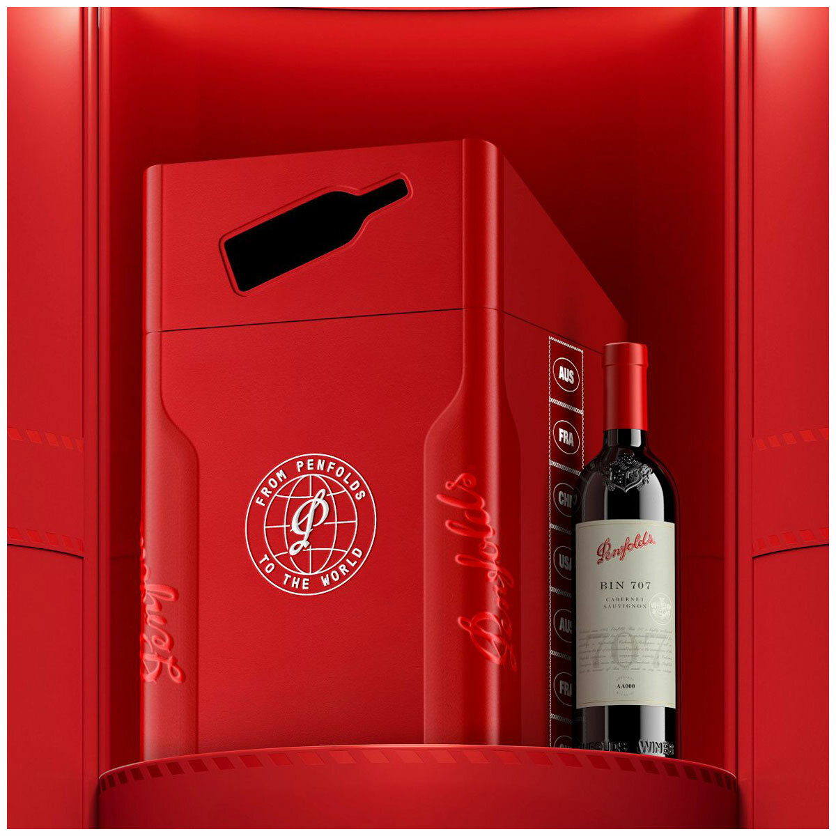 From Penfolds to the World Post Box Gift Set 4 x 750ml