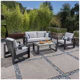 SunVilla Clifton 4 Piece Deep Seating Set