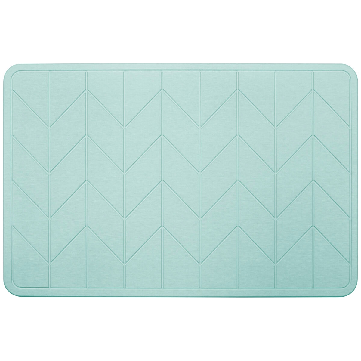 Algodon Dri Bath Stone Mat Blue