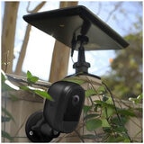Swann Wire-Free Black 1080p Security Camera with Solar Charging Panel and Outdoor Stand 2 Pack SOIFI-CAMBSOLPK2