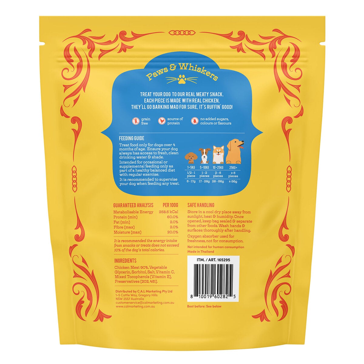 Paws & Whiskers Chicken Tenders 500g