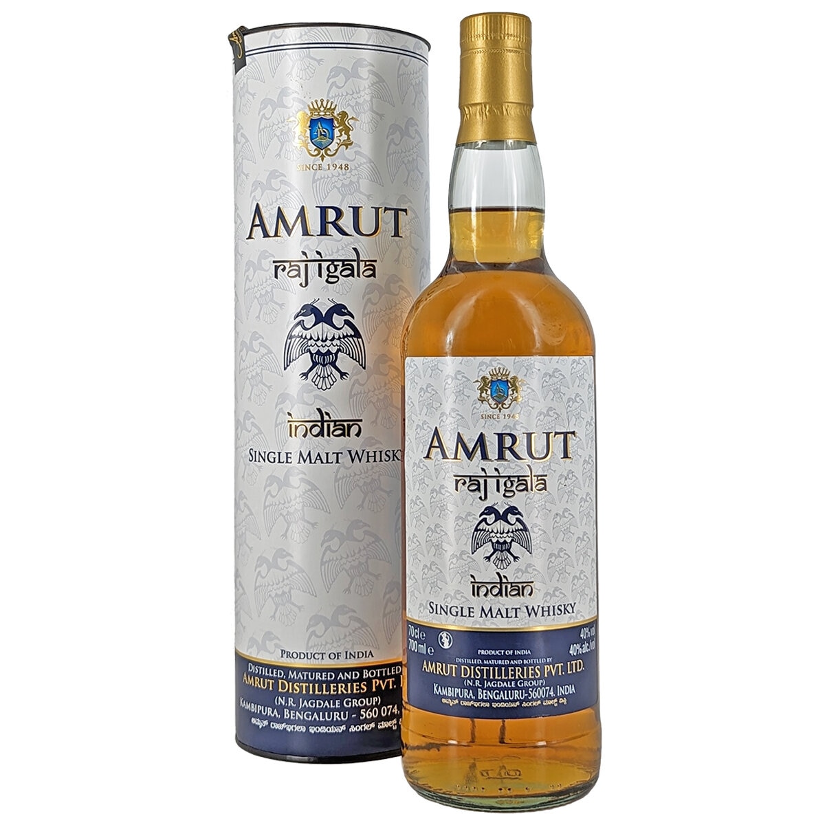 Amrut Raj Igala Single Indian Malt Whisky 700ml